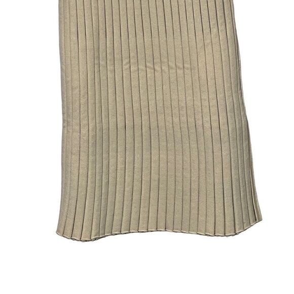 Princess Polly tan ribbed knit form fitting maxi skirt size 10 - Picture 14 of 16